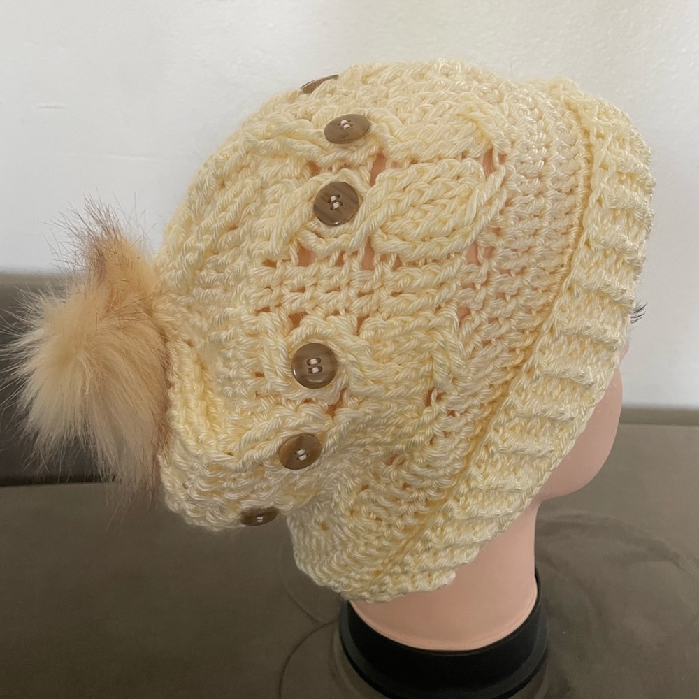Hand made crochet beanie